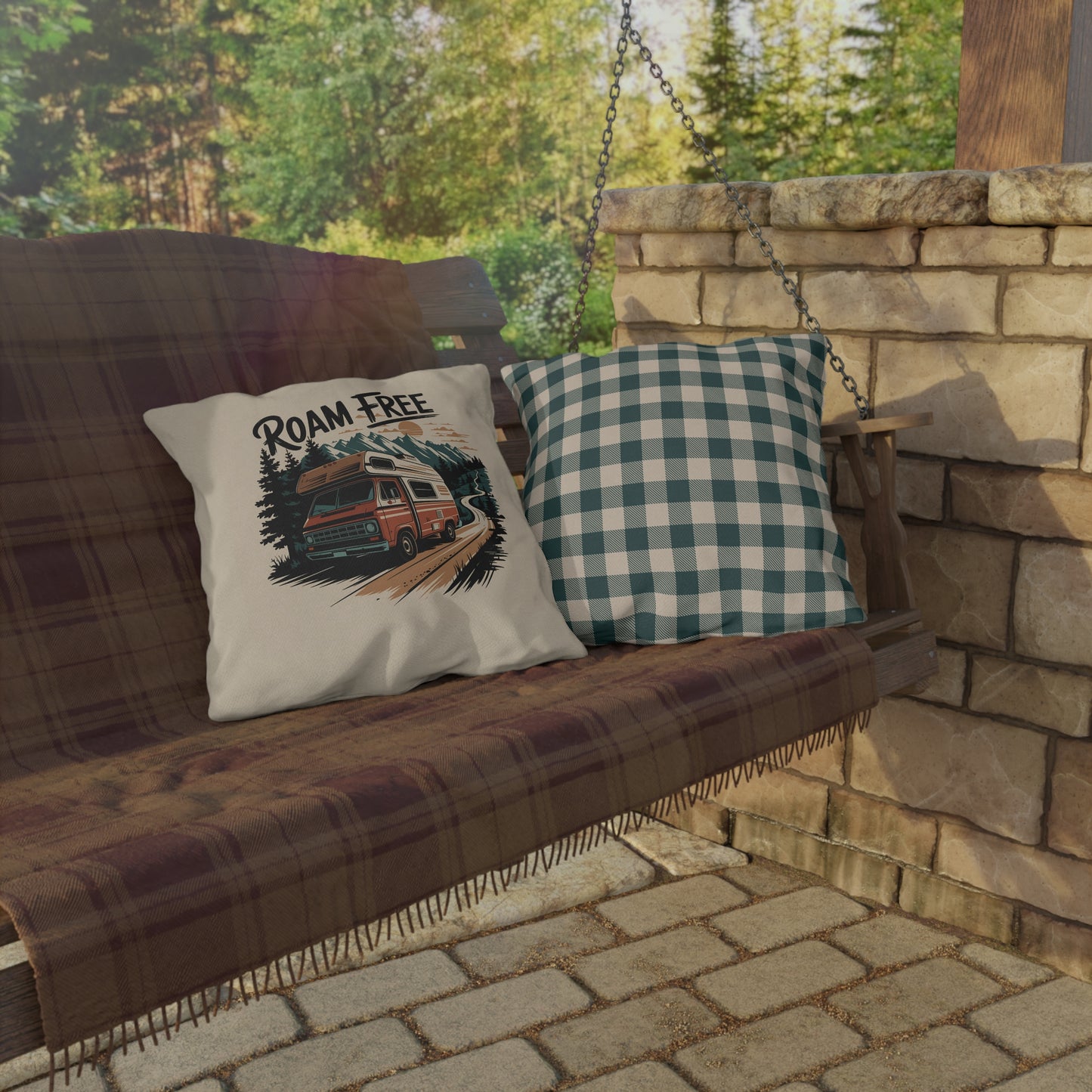 Roam Free: Stylish Throw Pillows for Van Life Lovers