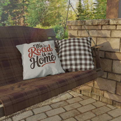 The Road is Home: Adventure Awaits with Camper Van Throw Pillows