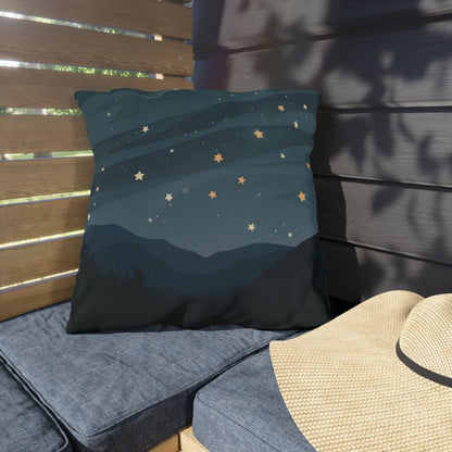 Starry Night Outdoor Pillow – Weather-Resistant Patio Toss Cushion for Night Sky Lovers