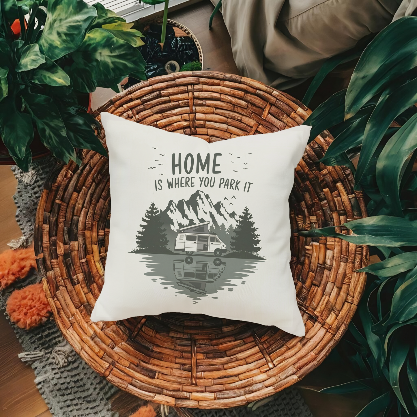 Home is Where You Park It: The Best Camper Van Throw Pillows