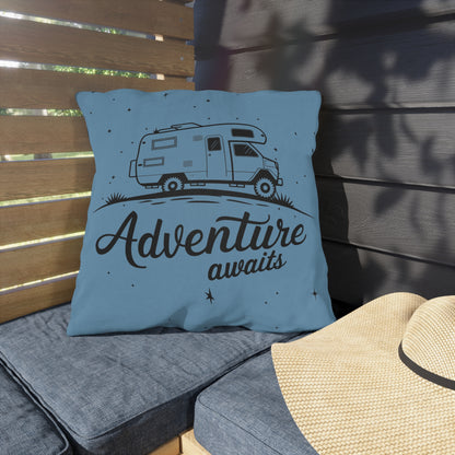 The Road is Home: Adventure Awaits with Camper Van Throw Pillows