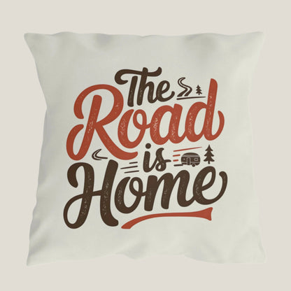 The Road is Home: Adventure Awaits with Camper Van Throw Pillows