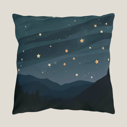 Starry Night Outdoor Pillow – Weather-Resistant Patio Toss Cushion for Night Sky Lovers